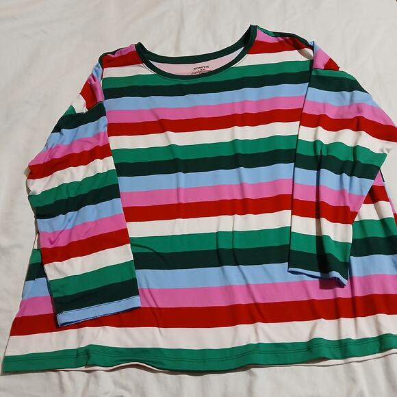 JOYSPUN Women's XL (16/18) 2-piece Pajama Set Easy Care Poly/Spandex blend - Picture 3 of 10